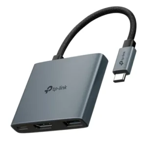 TP-Link UH3020C USB Type-C 3-in-1 Hub | 4K@60Hz HDMI | 100W Power Delivery | USB 3.0 Data Port | Plug & Play (Grey)